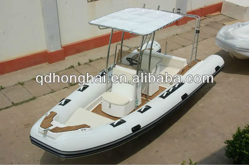 CE certificate 5.8m v deep hull rib boat inflatable boat