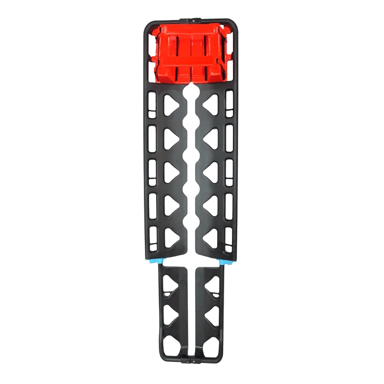 Folding emergency rescue equipment carbon fiber scoop stretcher