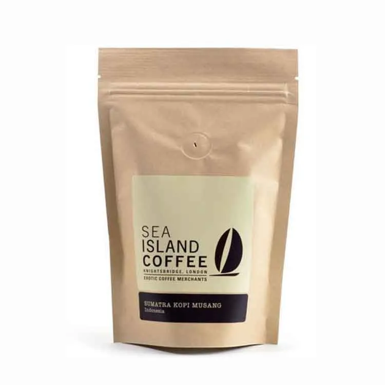 Barrier packaging pouches Custom printed plastic bag kraft paper mylar bags with ziplock with hang hole