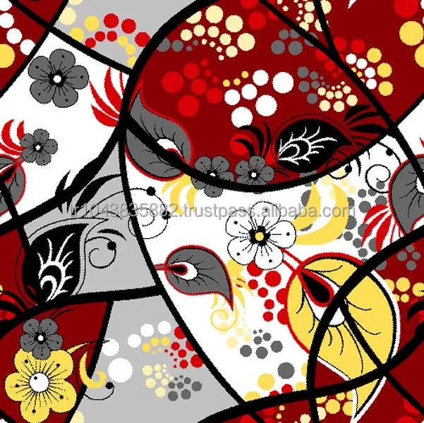 Printed fabrics CO, CV/EL, CV