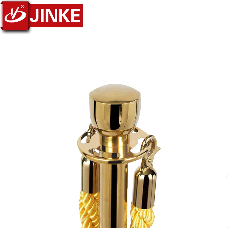 Free Access Parking Road Barriers For Wedding Use Off Road Gold Bollard Stand Heavy Product