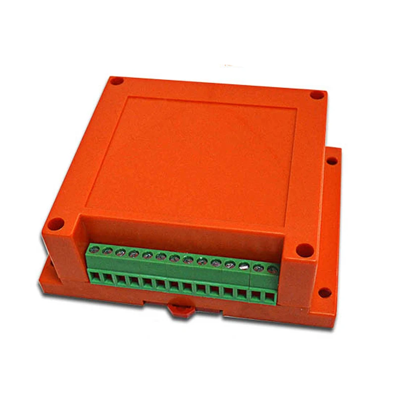Plastic din rail enclosure custom PLC enclosure with terminal for temperature control system