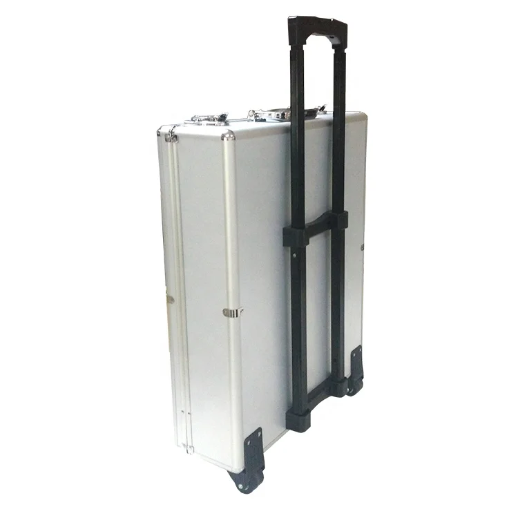 Factory Price Aluminum Display Box Acrylic Retail Counter Sample Tile Stairs case Card Show
