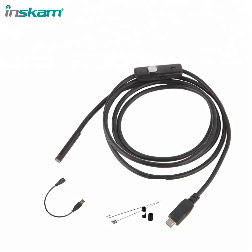 Дешевые Oem светодио дный легкий телефон 5,5 мм 2 м мягкий кабель беспроводной Usb эндоскопа инспекционной камеры