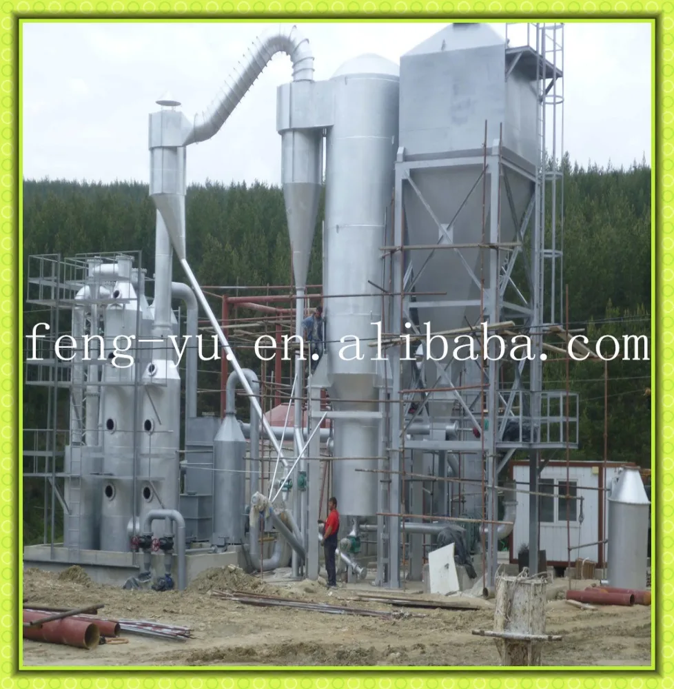 Установка для газификации древесного чипа с электричеством 1200 кВт