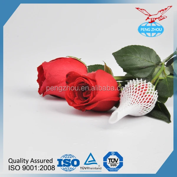 
High quality rose bud protective packaging netting / flowers protection net (factory & export) 