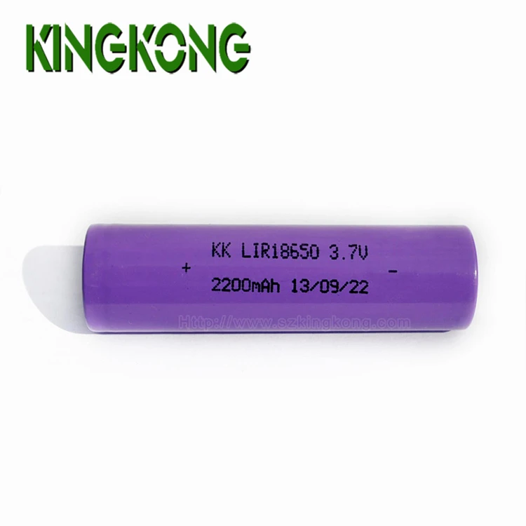 18650 Li-ion Rechargeable Battery 2200mah 3.7v  Higher Energy Lithium Ion Cell