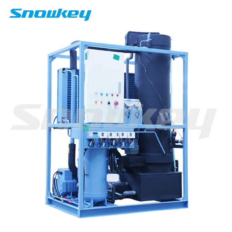 
Snowkey 1 Ton Industrial Tube Ice Maker Machine Evaporator Price 