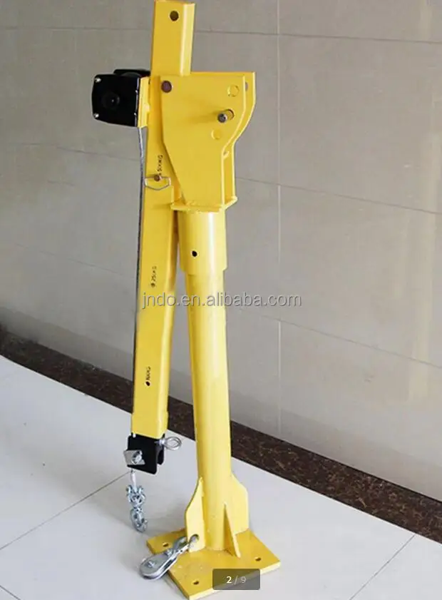 Truck mounted crane manufacturer produced small electric winch hoist