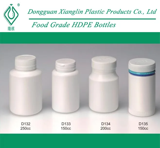 New Products Pharmaceutical Plastic Container,Boston Round Supplement Bottle