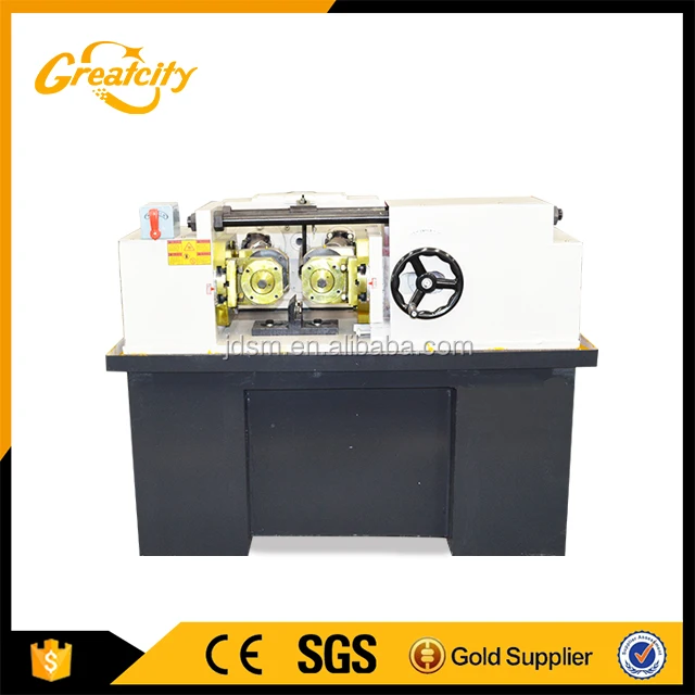 Most effective steel bar 2 roller hydraulic thread rolling machine