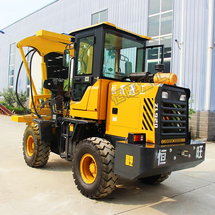 Photovoltaic Guardrail Post Pile Driver mini excavator pile driver equipment