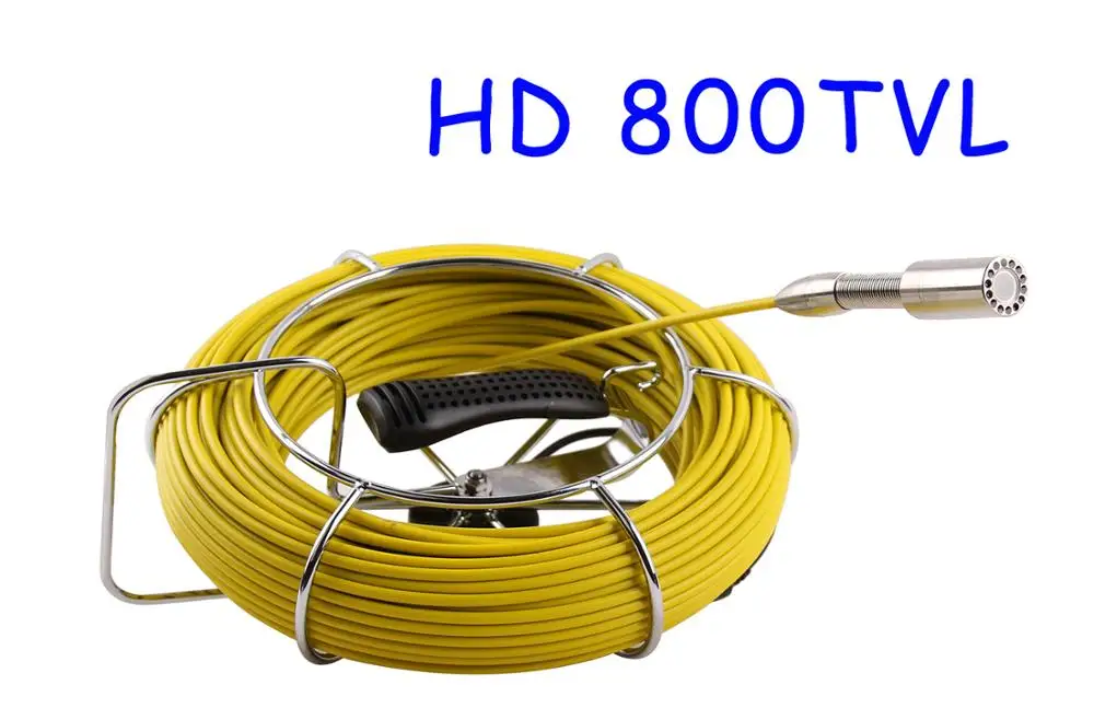 CR110-7G Pipe Inspection Camera with 20M to 100M Fiberglass cable with 7' Digital LCD screen