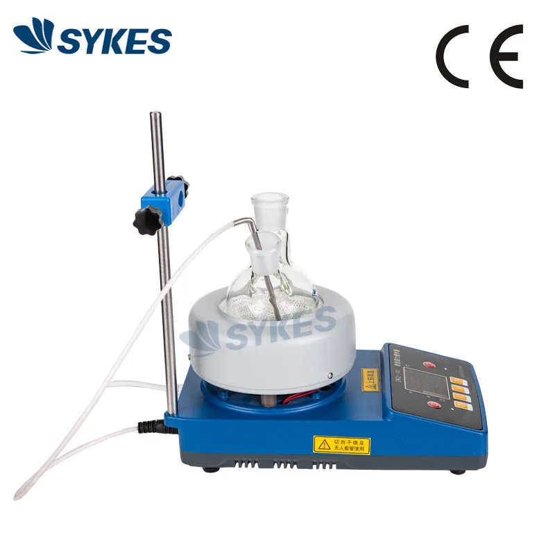 Европейским сертификатом соответствия, 50 ~ 5000 мл лаборатории интеллигентая (ый) ЖК-дисплей цифровой помешивающая электрическая нагревательная хламида ZNCL-TS серии