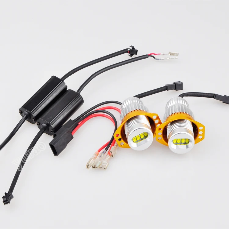 Супер Белые Яркие СВЕТОДИОДНЫЕ глаза ангела для bmw E90, фары оптом