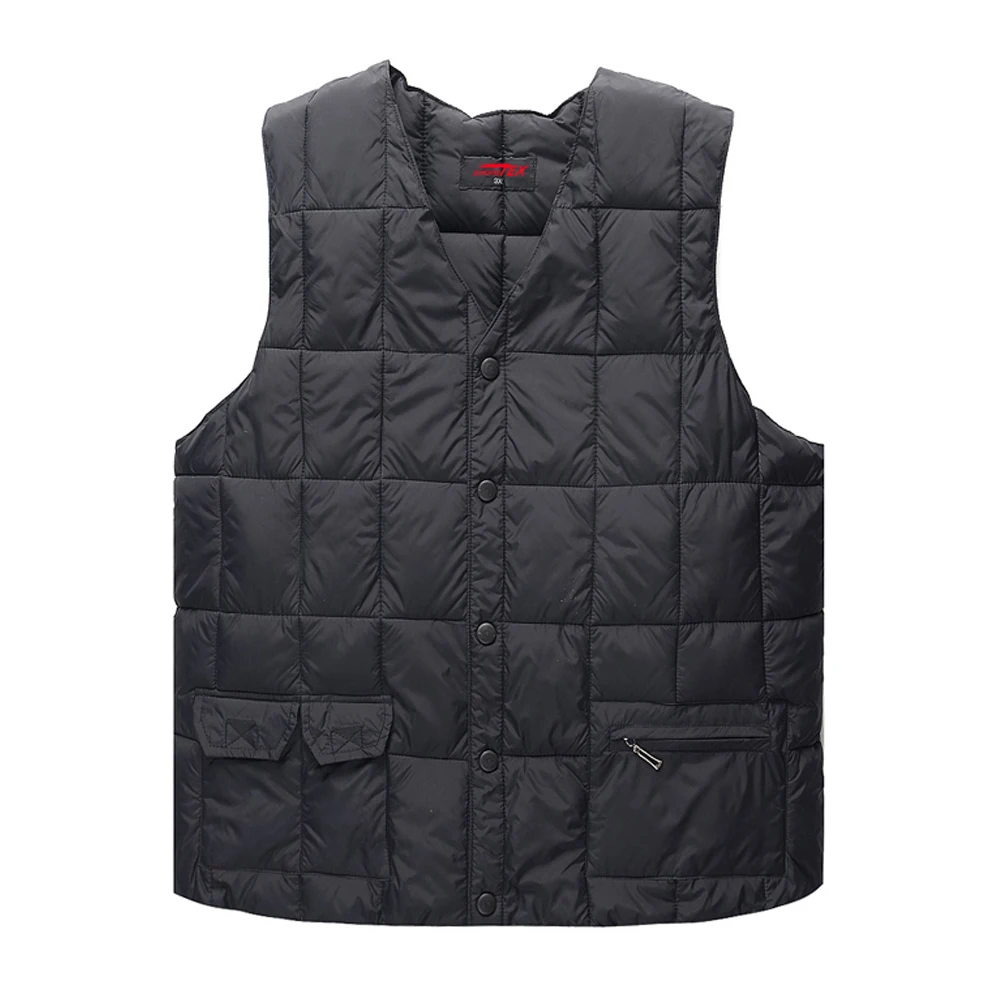 Jacket Without Sleeves for Men Workwear Vest Winter Waist Coat