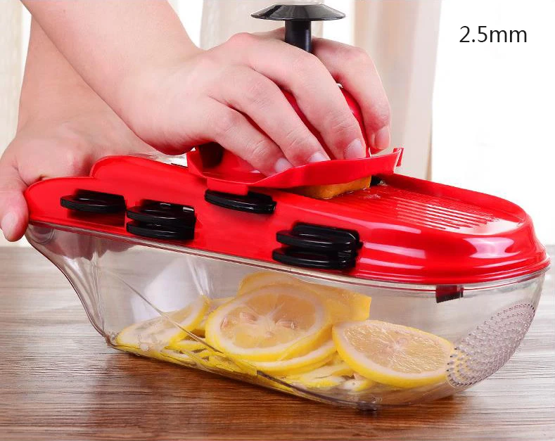 7 in 1 Stainless Steel Manual Vegetable Cutter for Home Use