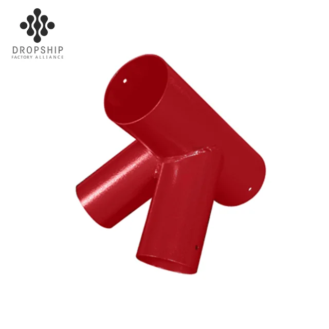 Dropship SC-058 3-Way Round Wooden Swing Set Frame and Corner Brace swing accessories bracket for Swing corner