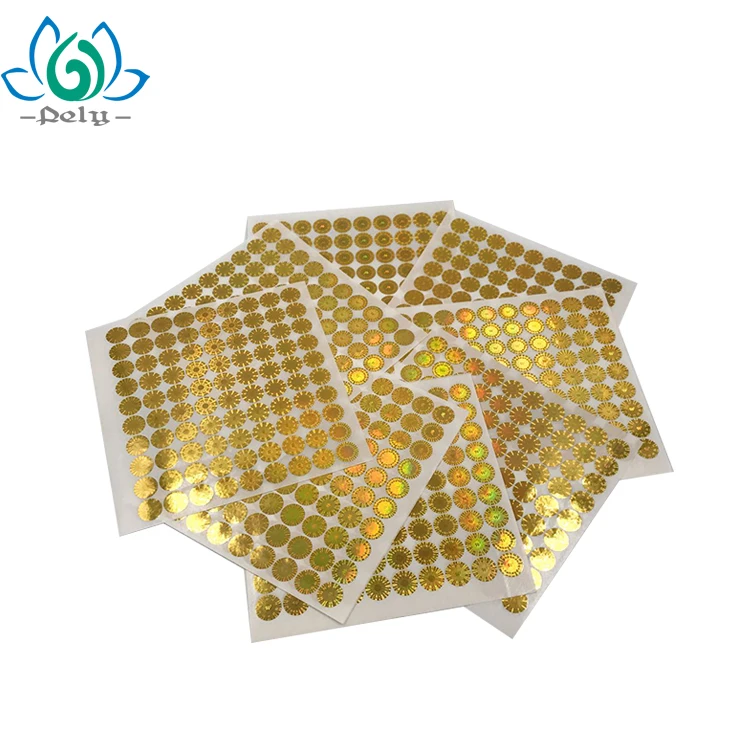 Прозрачная наклейка с голограммой на заказ с защитой от взлома