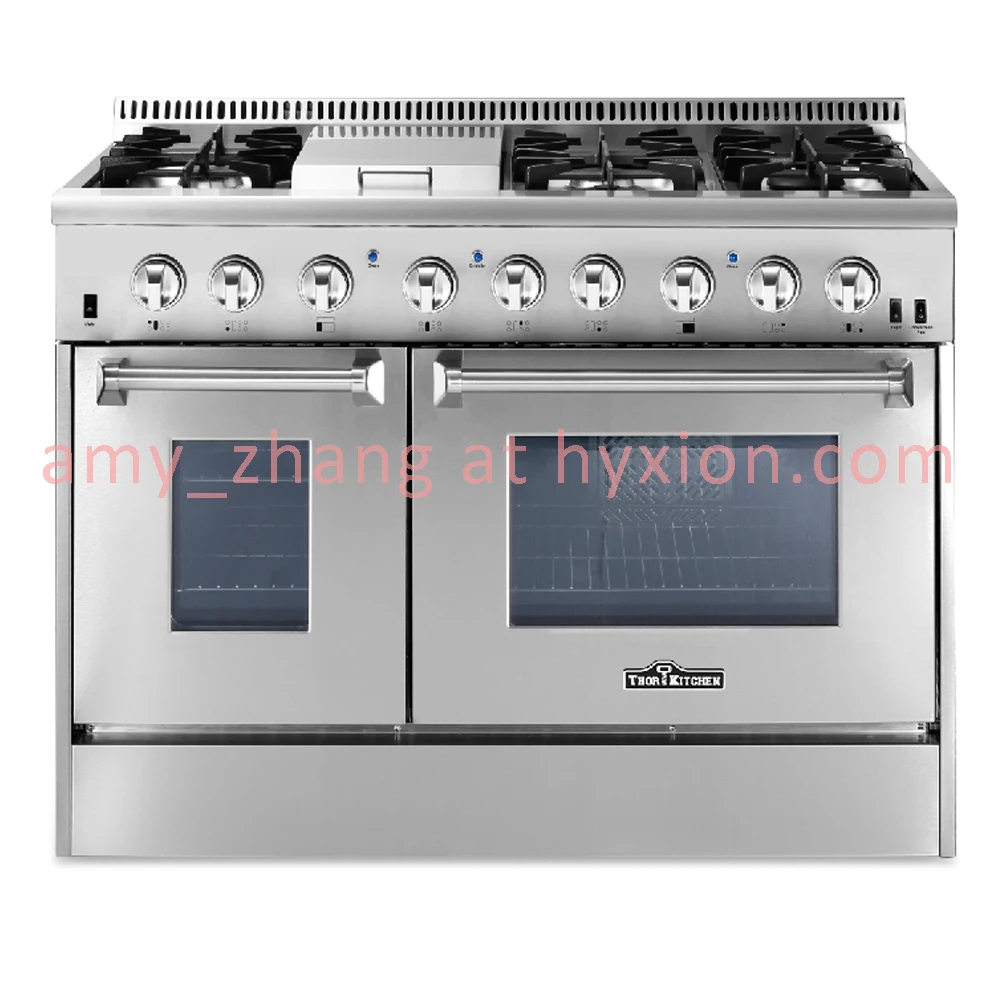 USA range oven commercial electric range with grill top