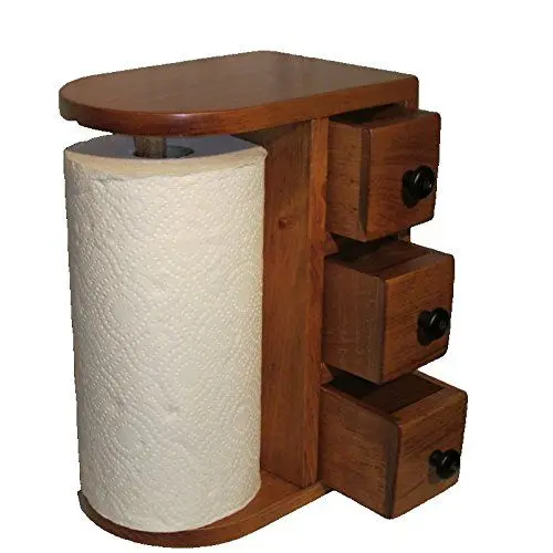 
Manufacturer Bathroom Wooden Toilet Paper Holder 