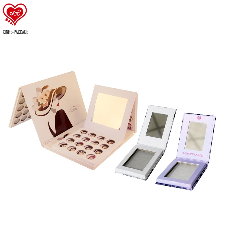 
Recyclable Cardboard Eyeshadow Palette Packaging Factory Price Custom Eyeshadow Packaging Multifunctional Eyeshadow Packaging 