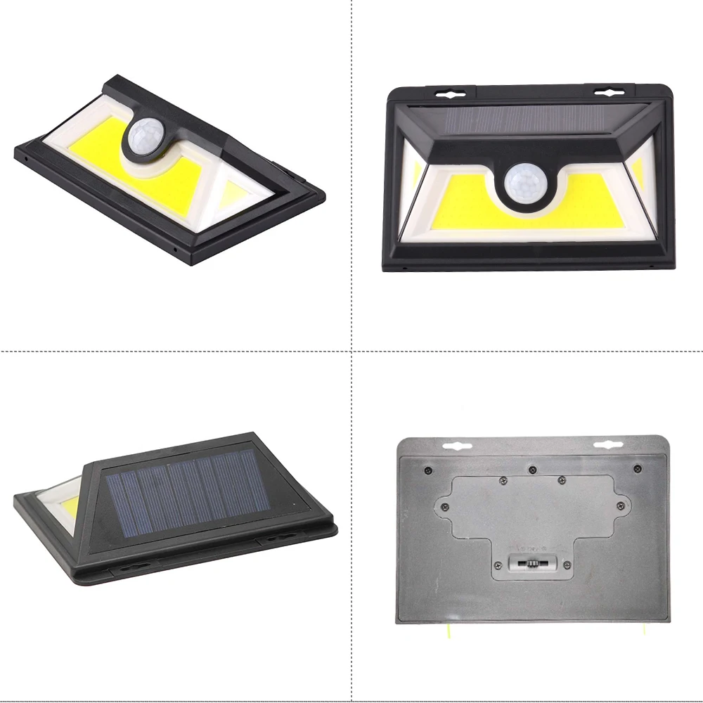10 W Cob Solar Wall Light IP 65 Waterproof Solar Security Light with Motion Sensor