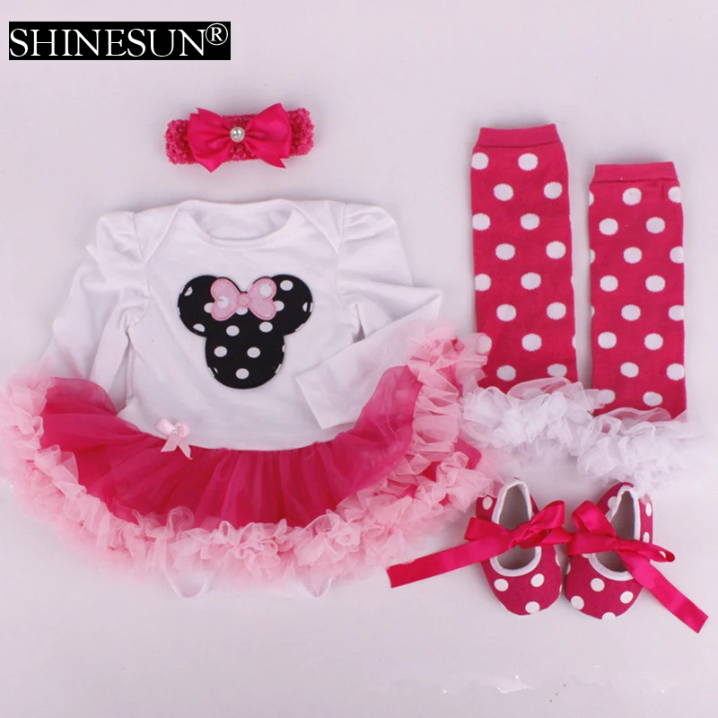 Wholesale festival dot baby clothes romper baby girl set cheap reborn babies products