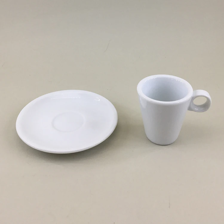 Eco blank glazed small fashionable turkish thick porcelain expresso coffee cup set