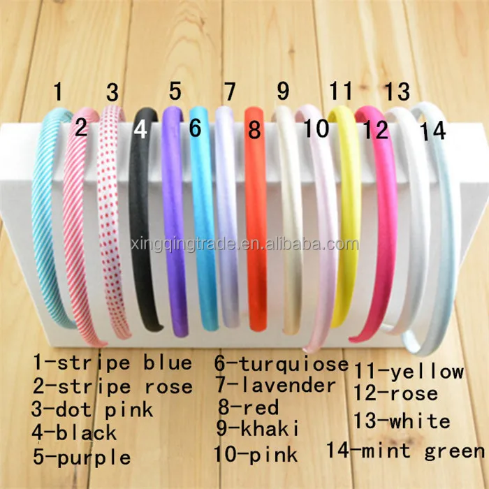 Multicolor Stripe Headband with Teeth Practical Cloth Hair Band for Women Girls Hair Accessories