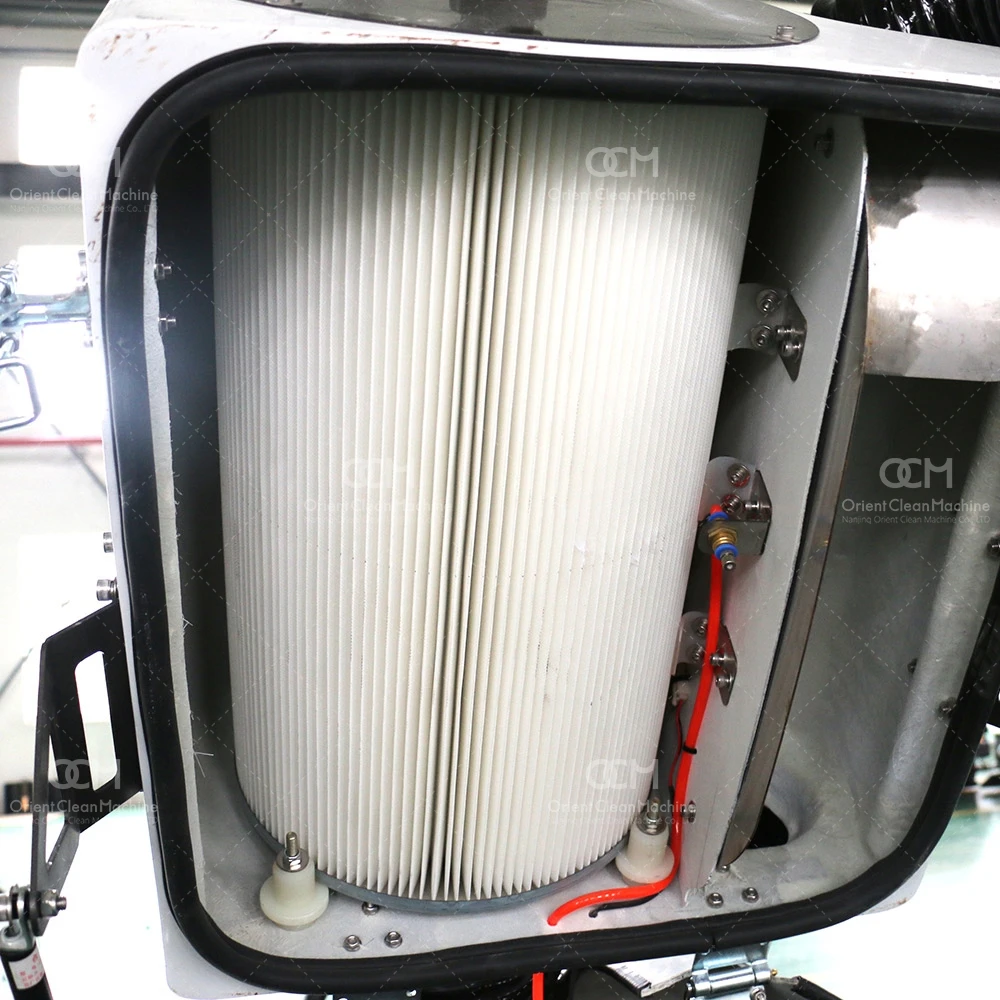 MAMUT Pure Electric Fuel  Grass Sweeper Sidewalk Pavement Push Sweeper Vacuum Cleaner