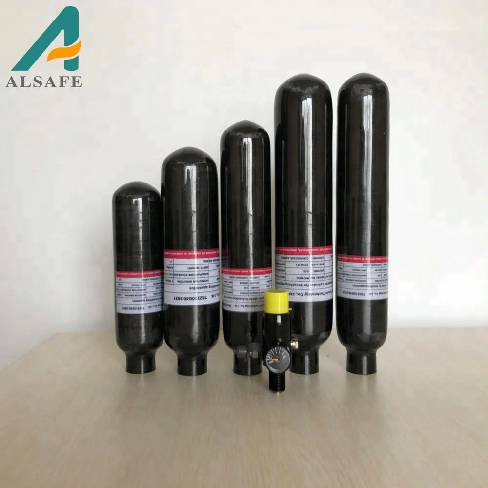 Горячая Распродажа маленький резервуар для сжатого воздуха pcp из углеродного волокна 4500 фунт/кв.