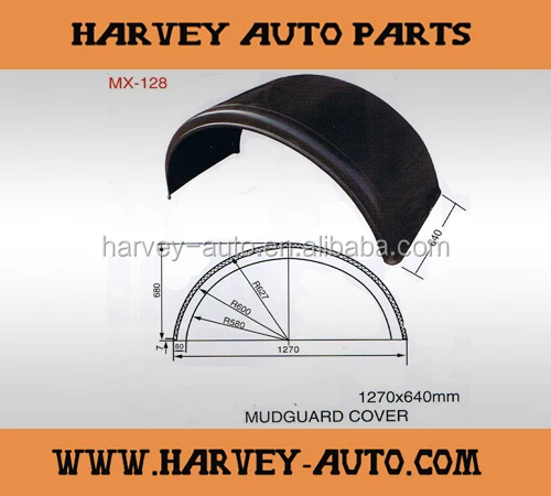 HV-MD02 Mudguard/Fender/Mudapron for trucks and trailers 1270*640*680mm