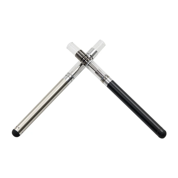 Электронная сигарета, вейп-ручка в комплекте, вертикальный атомайзер 510 CBD, без протечек, без фитилей, стеклянный картридж, 5 мл, 280 мАч, сенсорный аккумулятор