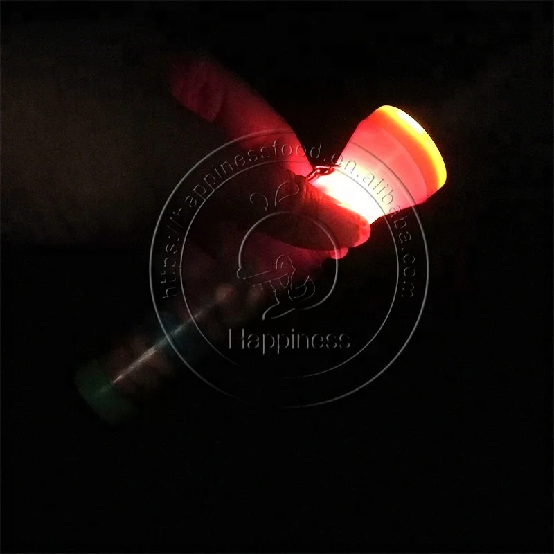 shantou supplier factory flashlight toy  fruit flavor skittles candy