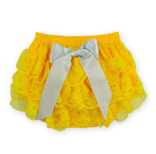 
Factory cheap Newborn Infant lace diaper covers children ruffle bloomers baby underwear 