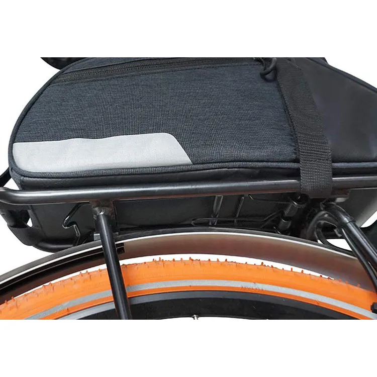Fashion Bike Accessories Saddle Bag Cycling Double Side Rear Rack Tail Seat Trunk Bag Pannier