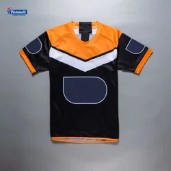 Latest thailand quality Rugby Football Wear Uniform Shirt Jersey