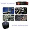 Smart traffic counter wireless vehicle magnetometer replace inductive loop detector at road traffic system