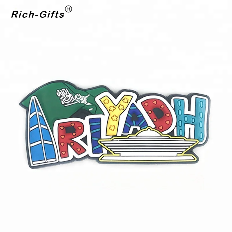 
Riyadh Silicone Saudi Arabia Fridge Magnet For Tourist 