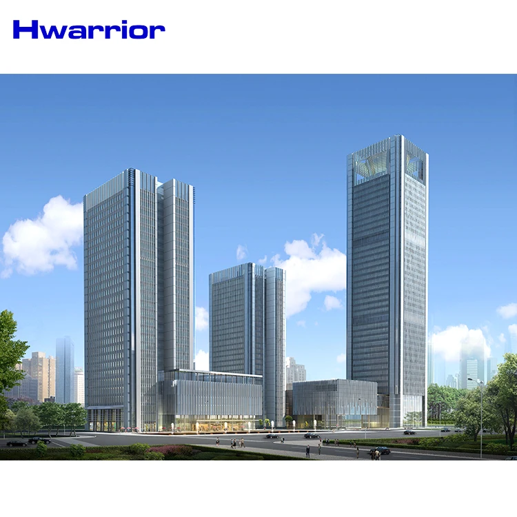 
Building Exterior Facade Glazing Architectural Glass Curtain Walls 