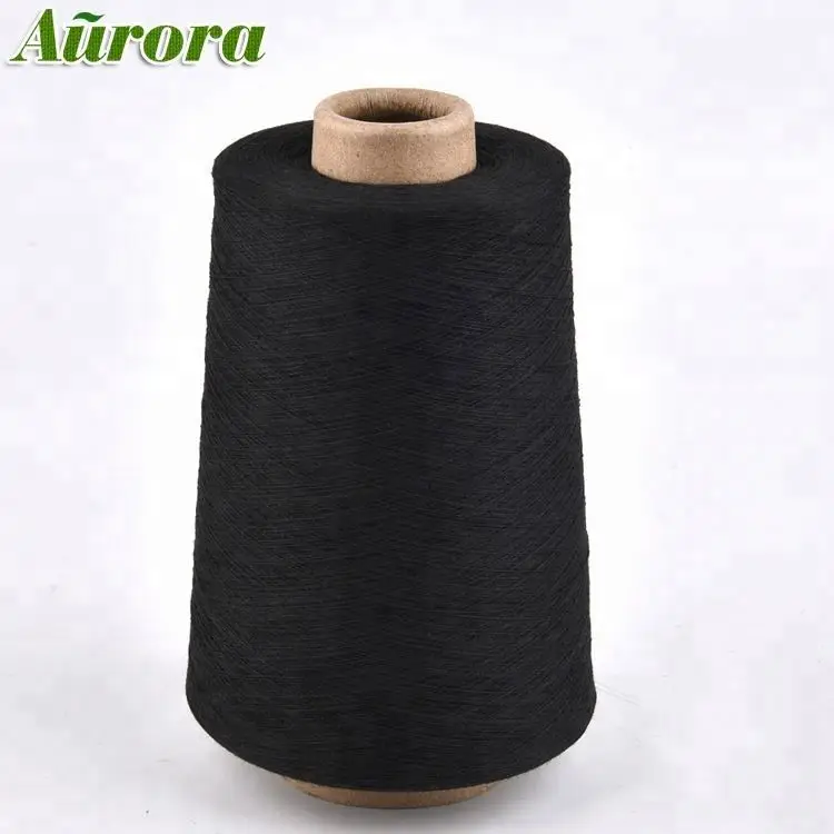Hot sale 24/2 yarn count cupro yarn pc black yarn