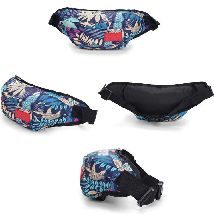 Fashion Waist Bag Fanny Pack Custom Printed Stylish Fabric Waist Bags