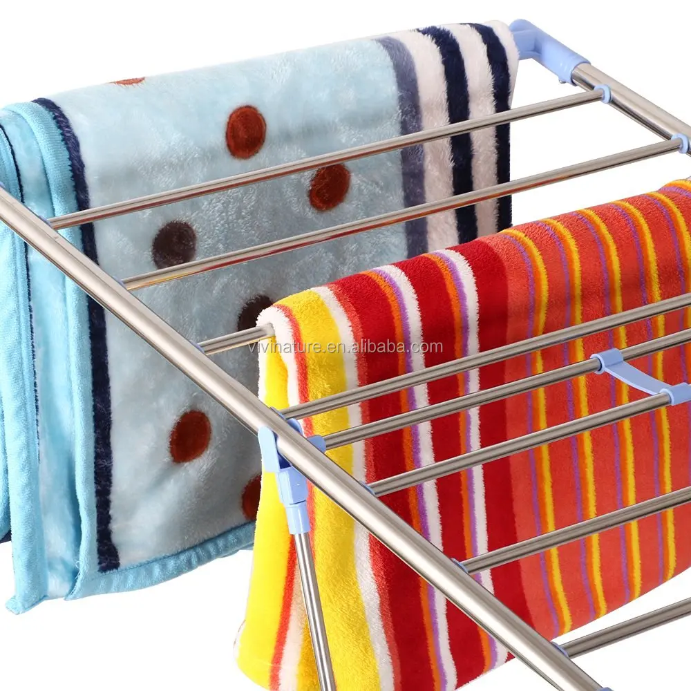 Home Sturday Adjustable Gullwing Drying Rack with Shoe Horns