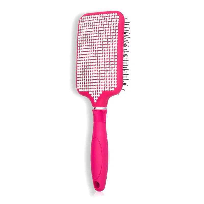 New detangling hair brush crystal paddle hair brush wholesale diamond hair brush