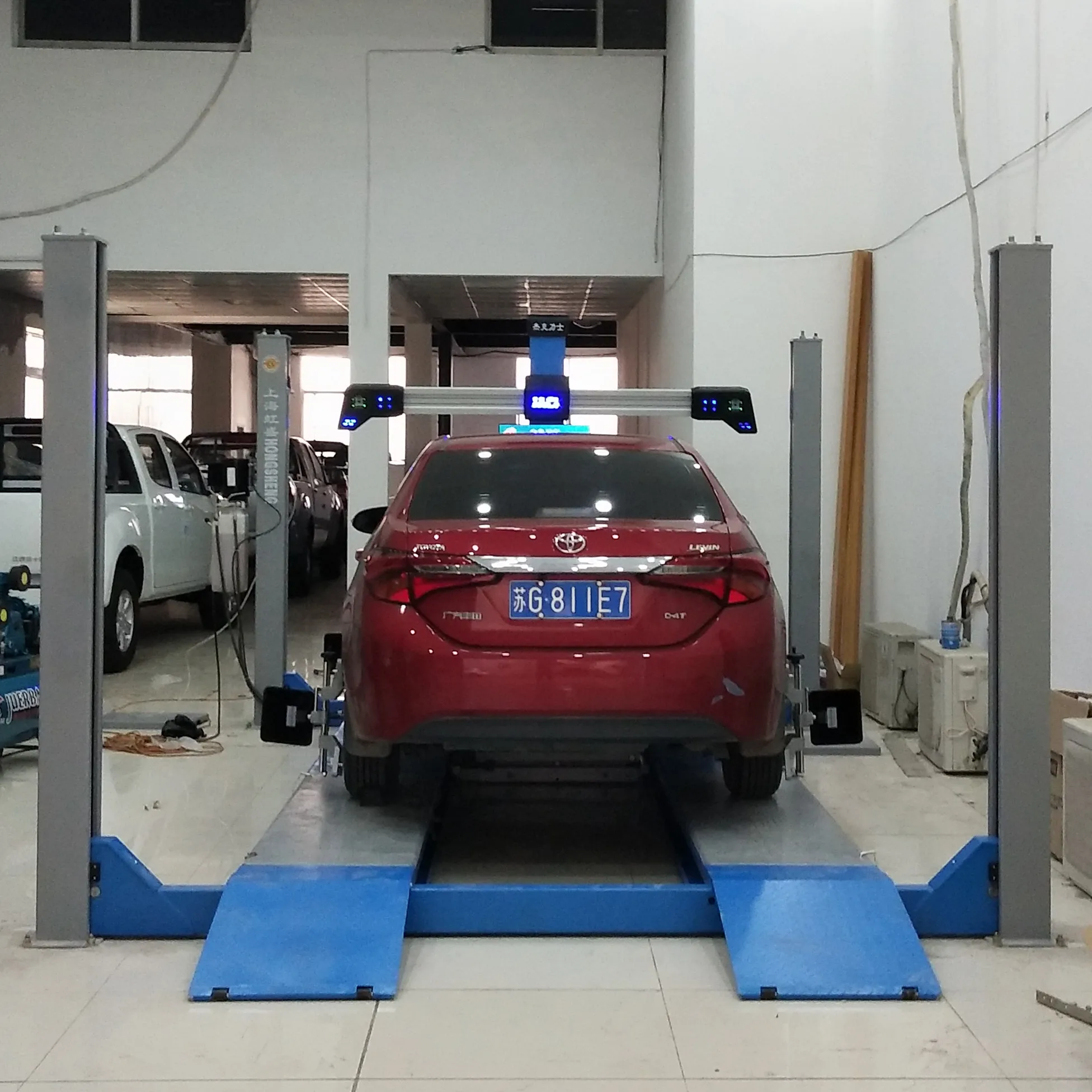 garage equipment 5t four post car lifter CE approved