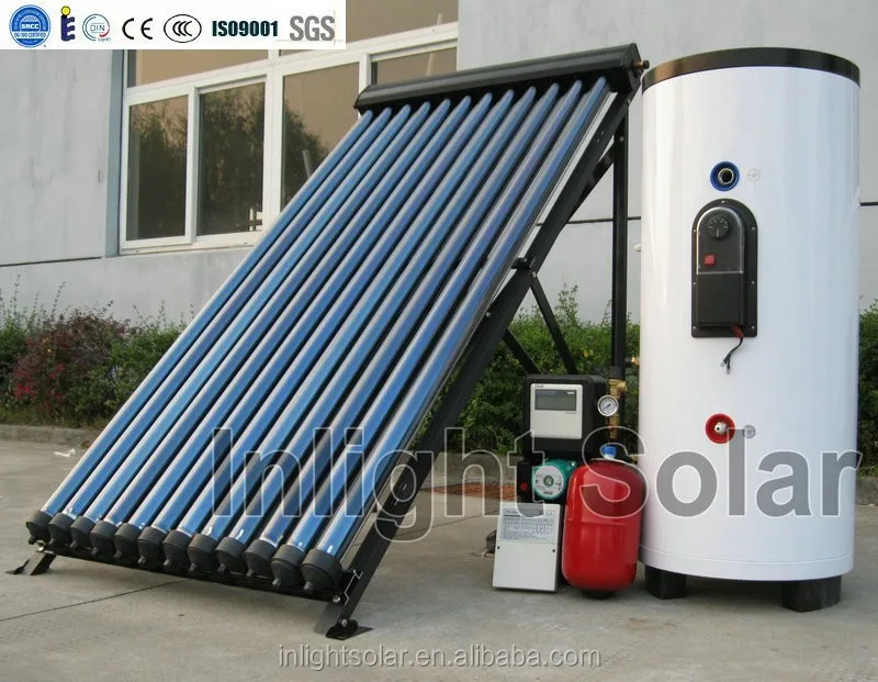 EN12975 Certificated Heat Pipe Vacuum Tube Solar Thermal Collector