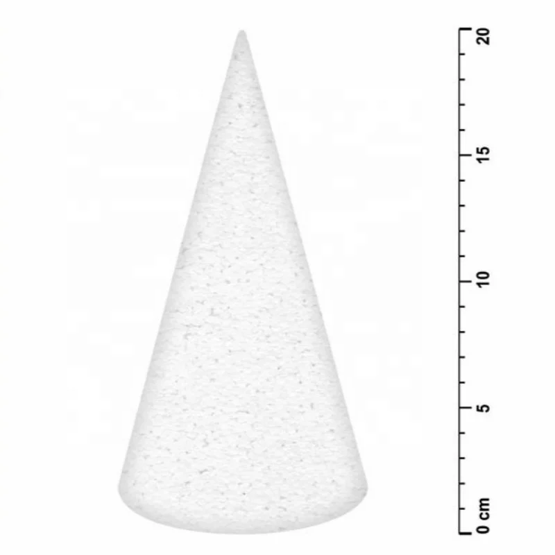 30CM Modelling Polystyrene Styrofoam Foam Ball White Cone For DIY Christmas Tree Party Decoration Supplies Christmas