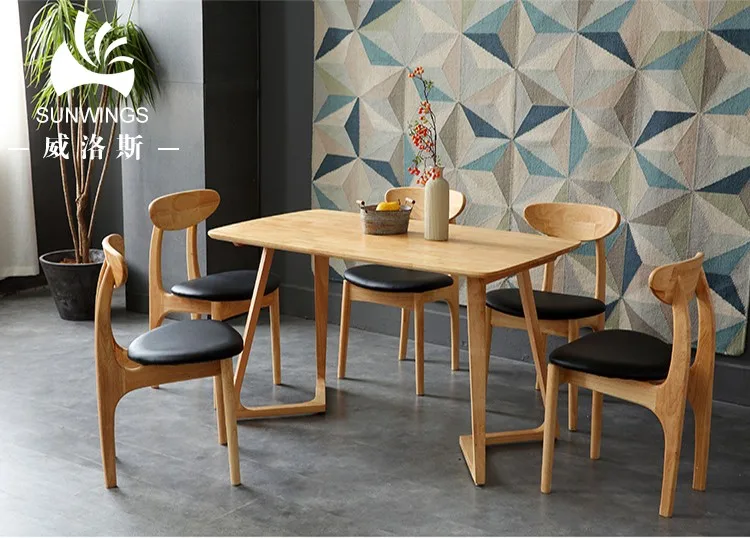 Modern Home Furniture Dining Room Table with 4 6 8 Chairs Solid Wood Restaurant Dining Table Set Velvet Design Dining Chair 1pcs