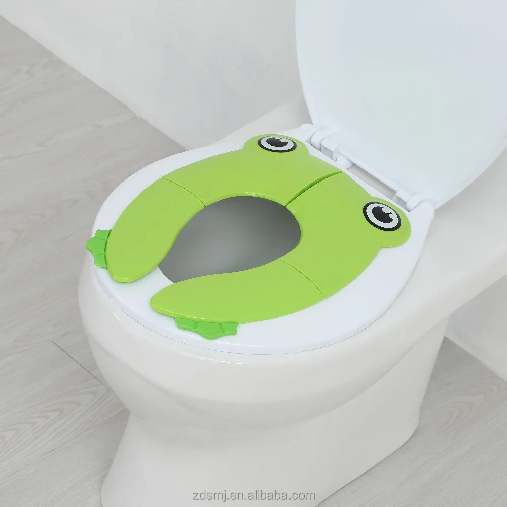 New design frog baby accessories folding toilet seat kids toilet training seat